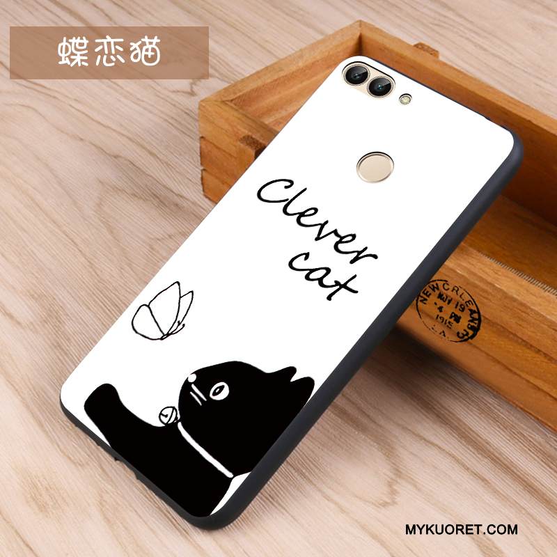 Kuori Huawei P Smart Pehmeä Neste Sininen Ihana, Kotelo Huawei P Smart Suojaus Puhelimen Kuoret Pesty Suede