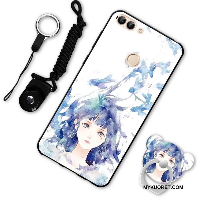 Kuori Huawei P Smart Pehmeä Neste Trendi Murtumaton, Kotelo Huawei P Smart Laukut Musta Puhelimen Kuoret