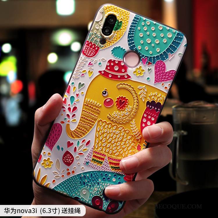 Kuori Huawei P Smart+ Pehmeä Neste Uusi Pesty Suede, Kotelo Huawei P Smart+ Vuosikerta Net Red Trendi