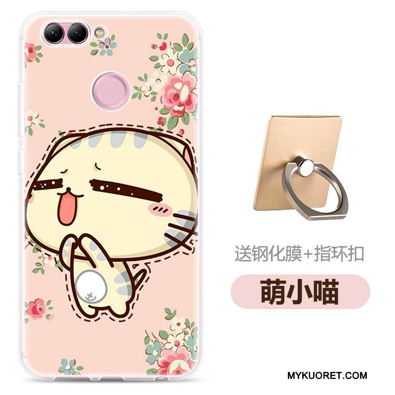 Kuori Huawei P Smart Silikoni Jauhe Läpinäkyvä, Kotelo Huawei P Smart Suojaus Puhelimen Kuoret Trendi