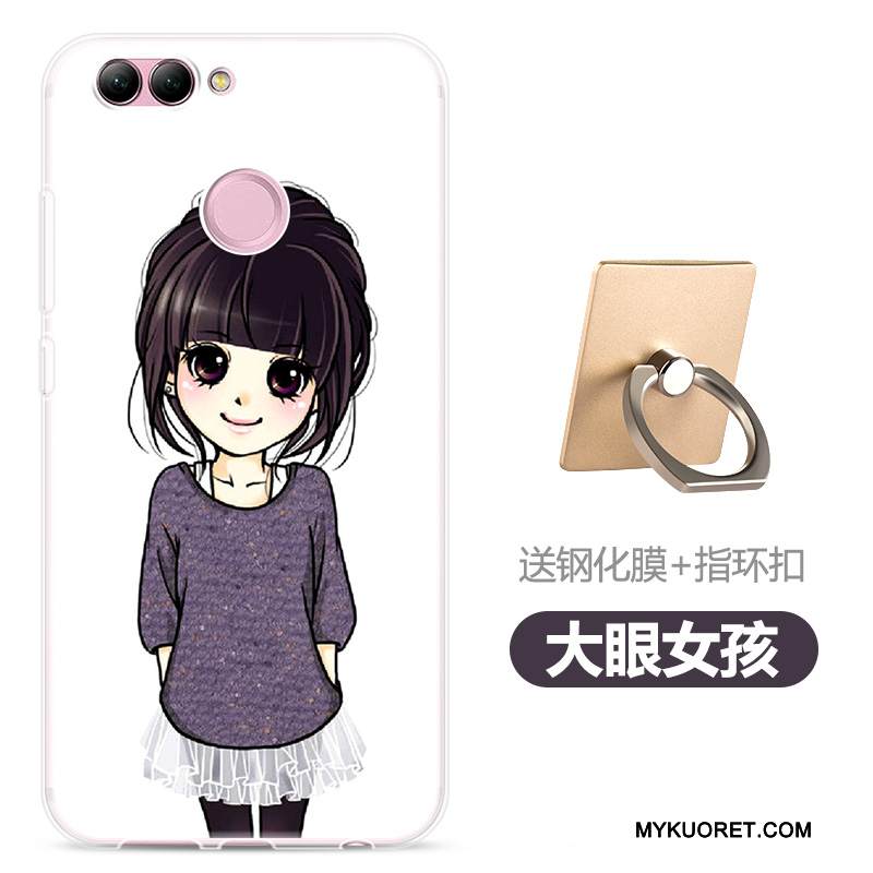 Kuori Huawei P Smart Silikoni Jauhe Läpinäkyvä, Kotelo Huawei P Smart Suojaus Puhelimen Kuoret Trendi