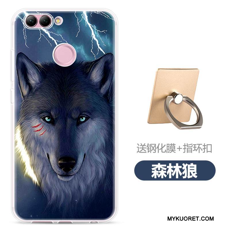 Kuori Huawei P Smart Silikoni Jauhe Läpinäkyvä, Kotelo Huawei P Smart Suojaus Puhelimen Kuoret Trendi