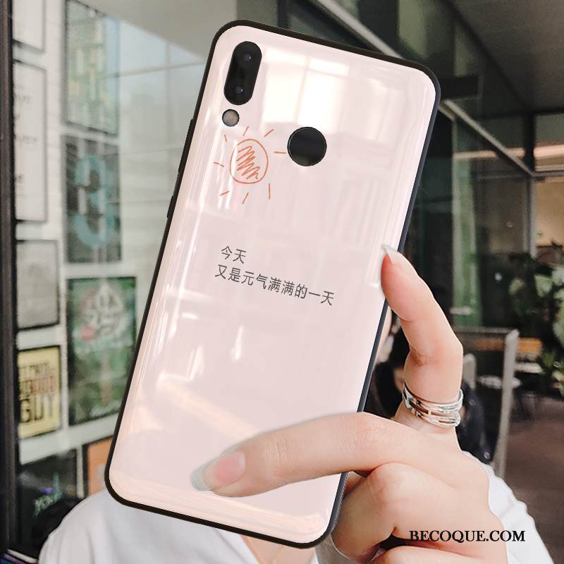 Kuori Huawei P Smart+ Silikoni Murtumaton Karkaisu, Kotelo Huawei P Smart+ Laukut Persoonallisuus Ihana