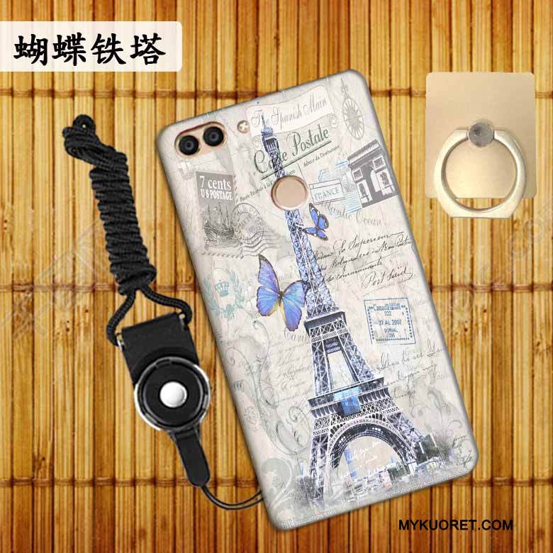 Kuori Huawei P Smart Silikoni Murtumaton Sininen, Kotelo Huawei P Smart Pehmeä Neste Trendi Puhelimen Kuoret