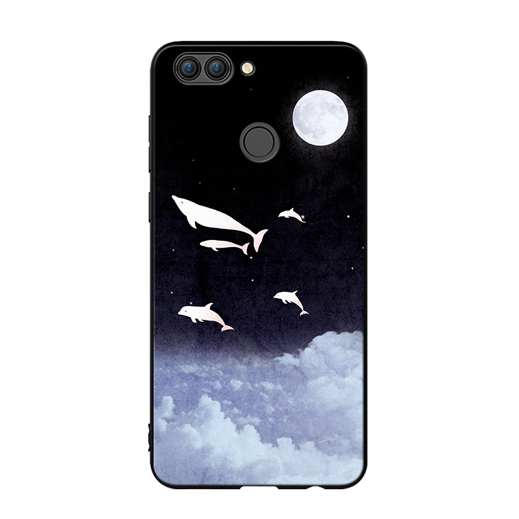 Kuori Huawei P Smart Silikoni Nuoret Murtumaton, Kotelo Huawei P Smart Pehmeä Neste Musta Puhelimen Kuoret