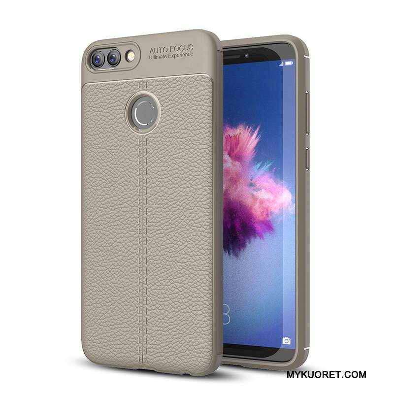 Kuori Huawei P Smart Suojaus Murtumaton Harmaa, Kotelo Huawei P Smart Pehmeä Neste Puhelimen Kuoret Persoonallisuus