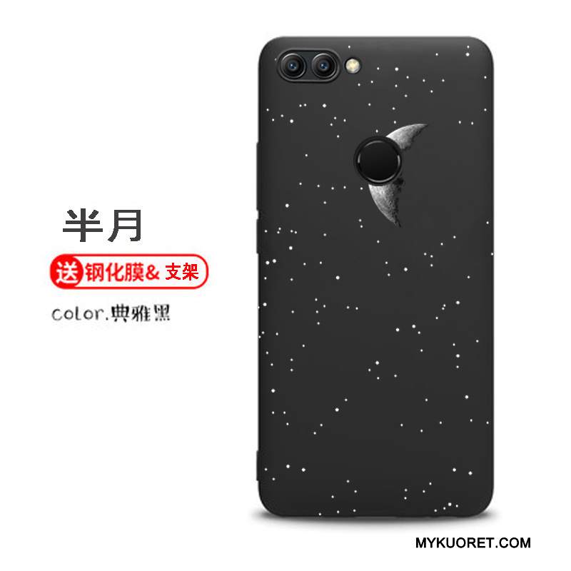 Kuori Huawei P Smart Suojaus Murtumaton Puhelimen Kuoret, Kotelo Huawei P Smart Pehmeä Neste Musta Persoonallisuus