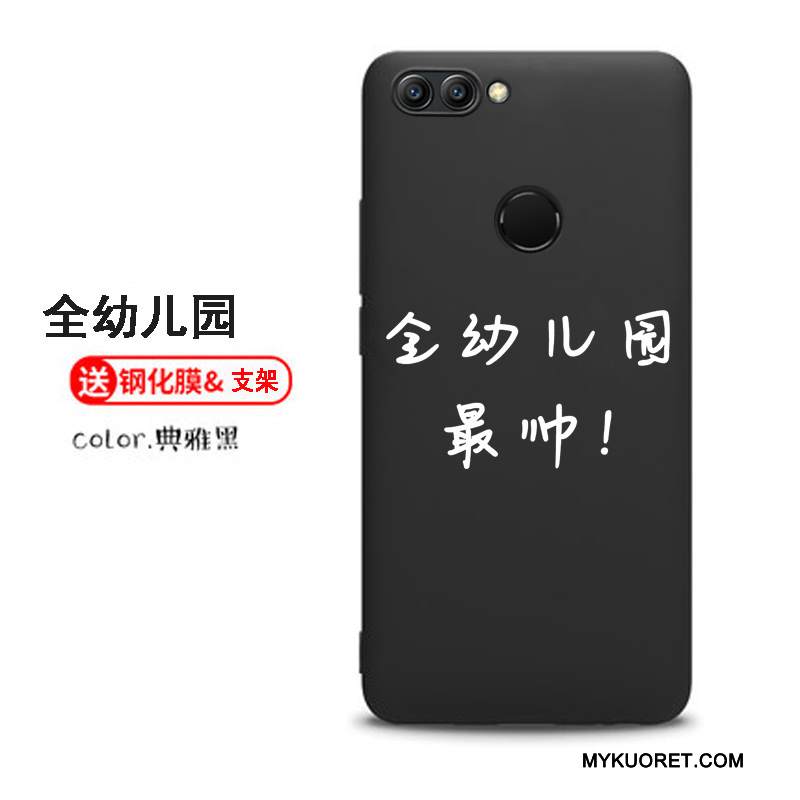 Kuori Huawei P Smart Suojaus Murtumaton Puhelimen Kuoret, Kotelo Huawei P Smart Pehmeä Neste Musta Persoonallisuus