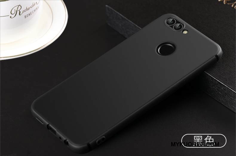 Kuori Huawei P Smart Suojaus Pesty Suede Murtumaton, Kotelo Huawei P Smart Laukut Musta Puhelimen Kuoret