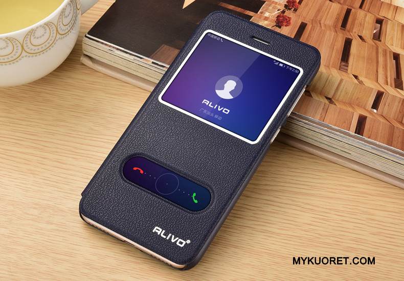 Kuori Huawei P Smart Suojaus Puhelimen Kuoret, Kotelo Huawei P Smart Nahka