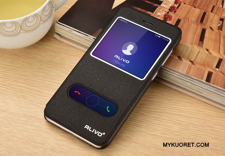 Kuori Huawei P Smart Suojaus Puhelimen Kuoret, Kotelo Huawei P Smart Nahka