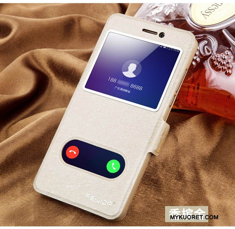 Kuori Huawei P Smart Suojaus Punainen Puhelimen Kuoret, Kotelo Huawei P Smart Nahka