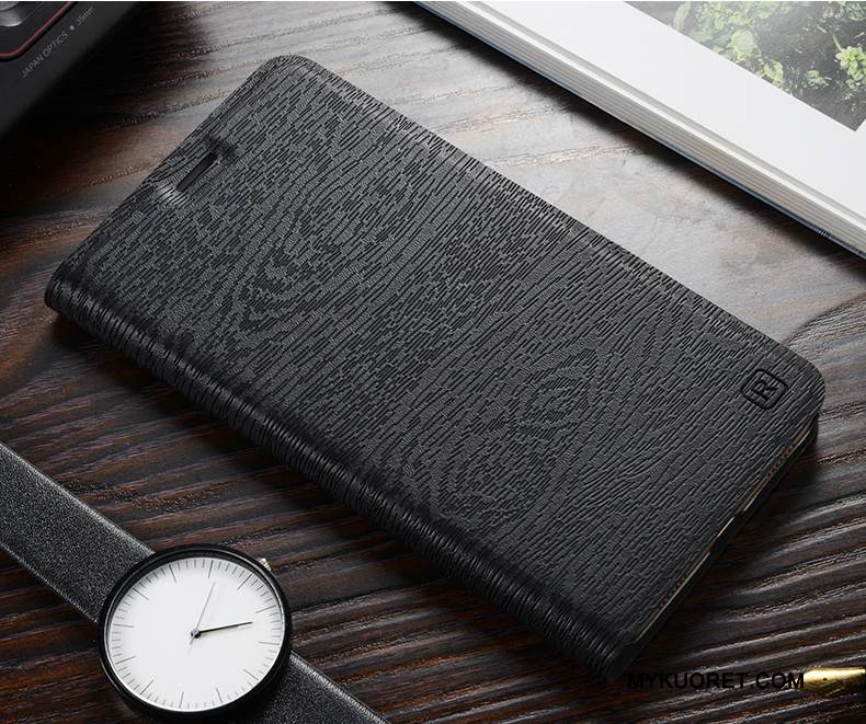 Kuori Huawei P Smart Suojaus Punainen Puhelimen Kuoret, Kotelo Huawei P Smart Nahka