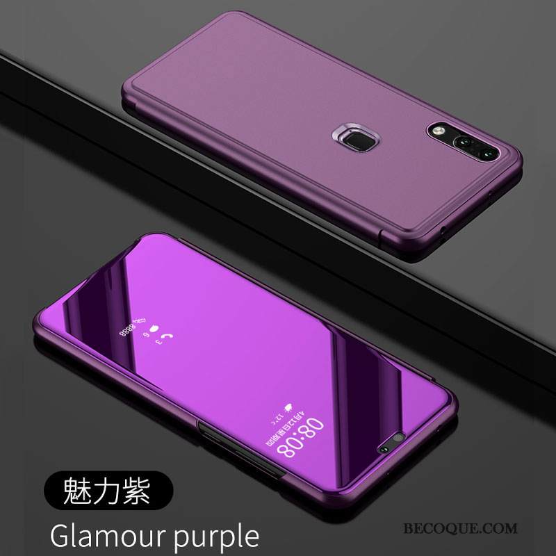 Kuori Huawei P Smart+ Tuki Puhelimen Kuoret Kulta, Kotelo Huawei P Smart+ Nahka Karkaisu Kalvo