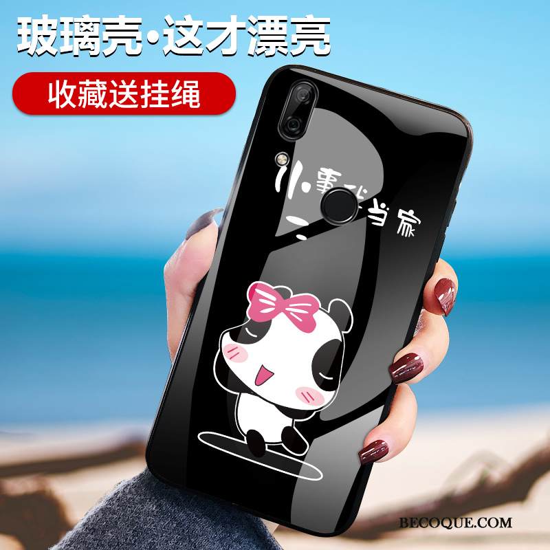 Kuori Huawei P Smart Z Luova Lasi Persoonallisuus, Kotelo Huawei P Smart Z Laukut Musta Puhelimen Kuoret