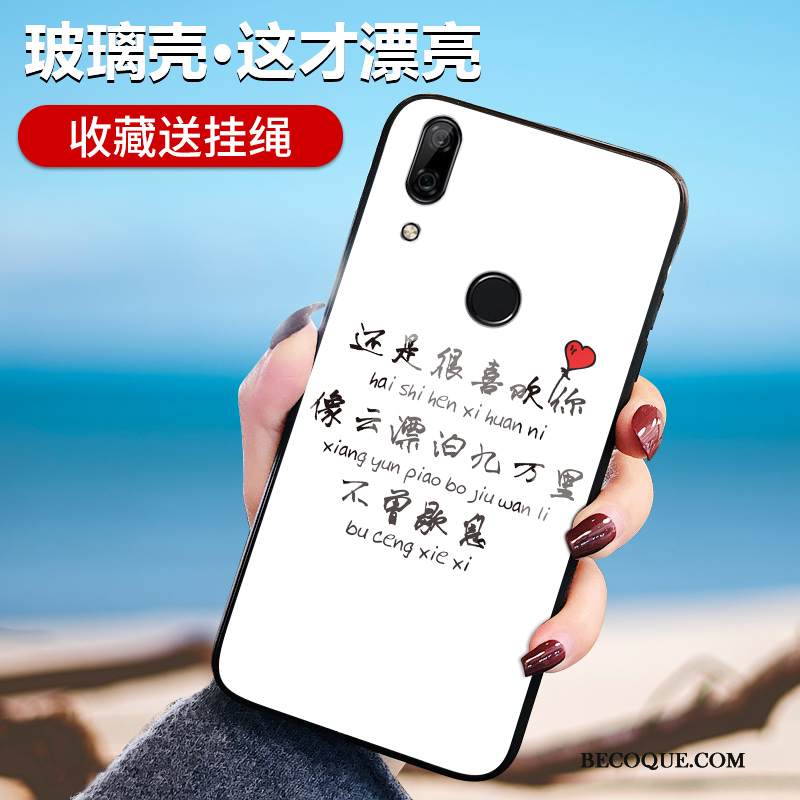 Kuori Huawei P Smart Z Luova Lasi Persoonallisuus, Kotelo Huawei P Smart Z Laukut Musta Puhelimen Kuoret