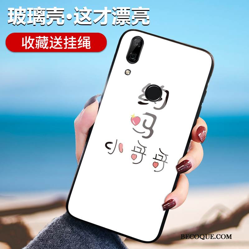 Kuori Huawei P Smart Z Luova Lasi Persoonallisuus, Kotelo Huawei P Smart Z Laukut Musta Puhelimen Kuoret