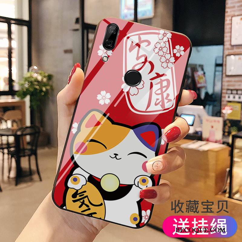 Kuori Huawei P Smart Z Luova Lasi Vihreä, Kotelo Huawei P Smart Z Pehmeä Neste Persoonallisuus Takakansi