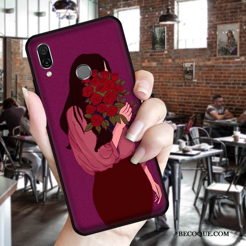 Kuori Huawei P Smart Z Pehmeä Neste Musta Eurooppa, Kotelo Huawei P Smart Z Suojaus Pinkki Tuuli