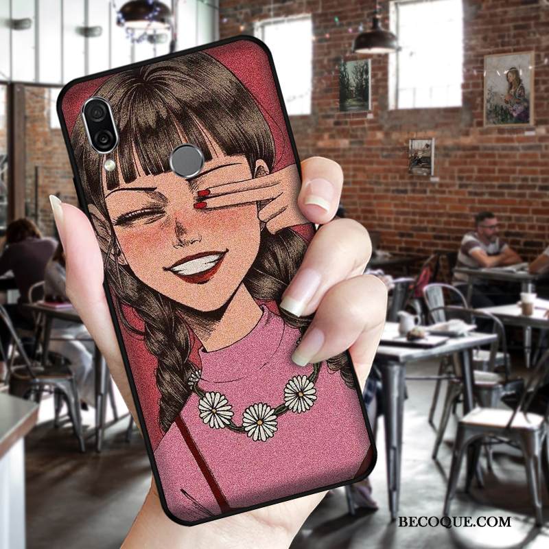 Kuori Huawei P Smart Z Pehmeä Neste Musta Eurooppa, Kotelo Huawei P Smart Z Suojaus Pinkki Tuuli