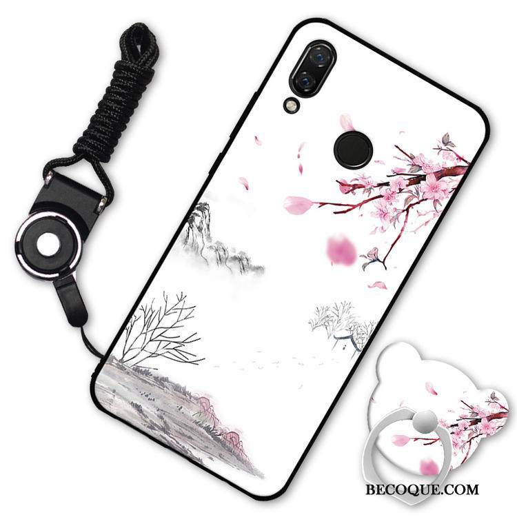 Kuori Huawei P Smart Z Sarjakuva Persikankukka Yksinkertainen, Kotelo Huawei P Smart Z Tuki Puhelimen Kuoret Tuoretta Ja Viileä