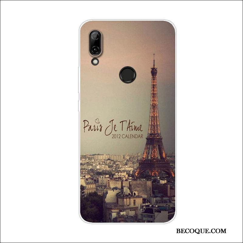 Kuori Huawei P Smart Z Silikoni Kukka Puhelimen Kuoret, Kotelo Huawei P Smart Z Pehmeä Neste Trendi Perhonen