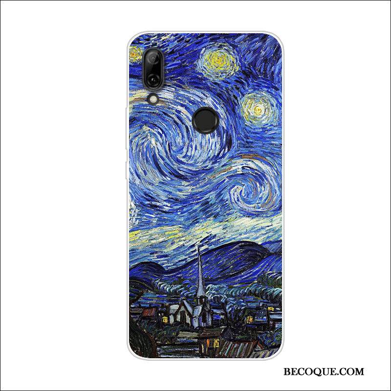 Kuori Huawei P Smart Z Silikoni Kukka Puhelimen Kuoret, Kotelo Huawei P Smart Z Pehmeä Neste Trendi Perhonen