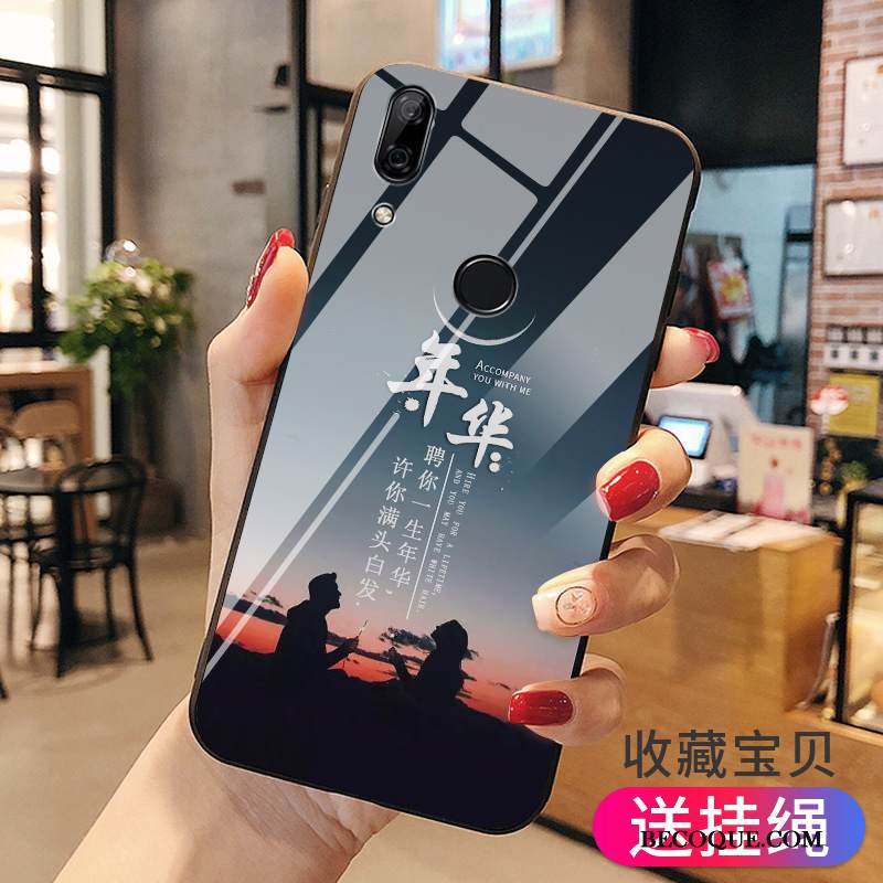 Kuori Huawei P Smart Z Suojaus Persoonallisuus Lasi, Kotelo Huawei P Smart Z Laukut Vihreä