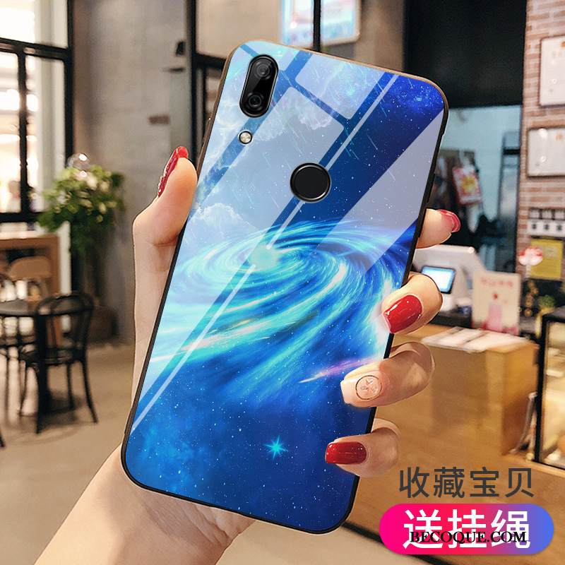 Kuori Huawei P Smart Z Suojaus Persoonallisuus Lasi, Kotelo Huawei P Smart Z Laukut Vihreä