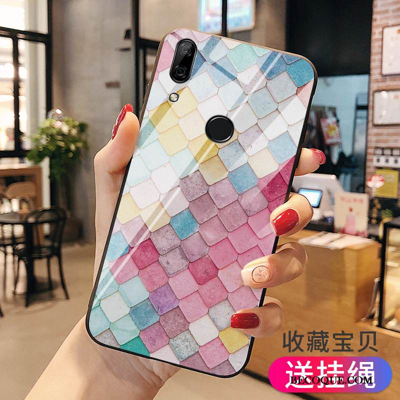 Kuori Huawei P Smart Z Suojaus Persoonallisuus Lasi, Kotelo Huawei P Smart Z Laukut Vihreä