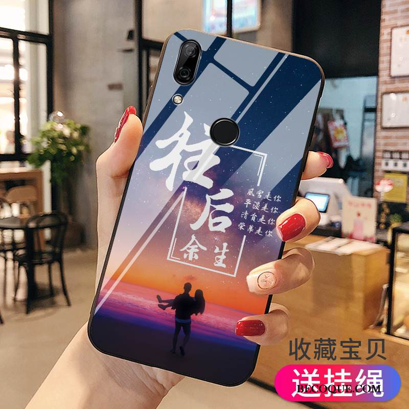 Kuori Huawei P Smart Z Suojaus Persoonallisuus Lasi, Kotelo Huawei P Smart Z Laukut Vihreä