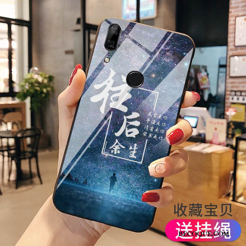 Kuori Huawei P Smart Z Suojaus Persoonallisuus Lasi, Kotelo Huawei P Smart Z Laukut Vihreä