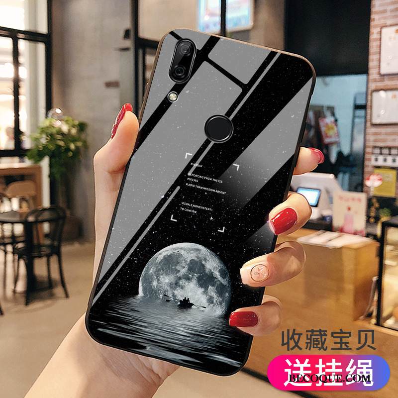 Kuori Huawei P Smart Z Suojaus Persoonallisuus Lasi, Kotelo Huawei P Smart Z Laukut Vihreä