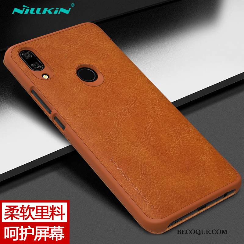 Kuori Huawei P Smart Z Suojaus Trendi Kulta, Kotelo Huawei P Smart Z Nahka Liiketoiminta Kortti