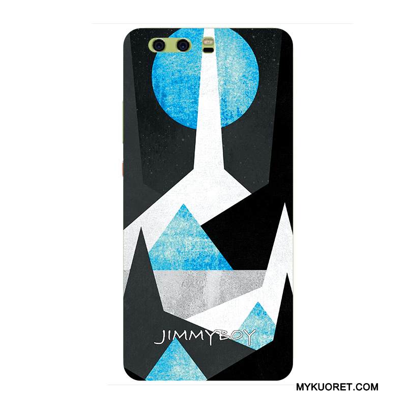 Kuori Huawei P10 Laukut Kova Keltainen, Kotelo Huawei P10 Pesty Suede Persoonallisuus