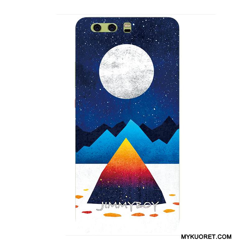 Kuori Huawei P10 Laukut Kova Keltainen, Kotelo Huawei P10 Pesty Suede Persoonallisuus