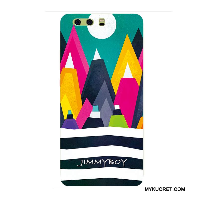 Kuori Huawei P10 Laukut Kova Keltainen, Kotelo Huawei P10 Pesty Suede Persoonallisuus