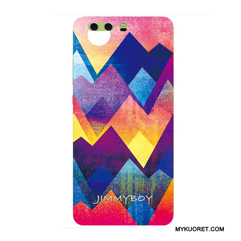 Kuori Huawei P10 Laukut Kova Keltainen, Kotelo Huawei P10 Pesty Suede Persoonallisuus