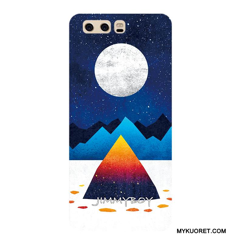 Kuori Huawei P10 Laukut Kova Keltainen, Kotelo Huawei P10 Pesty Suede Persoonallisuus