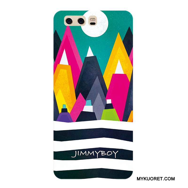 Kuori Huawei P10 Laukut Kova Keltainen, Kotelo Huawei P10 Pesty Suede Persoonallisuus