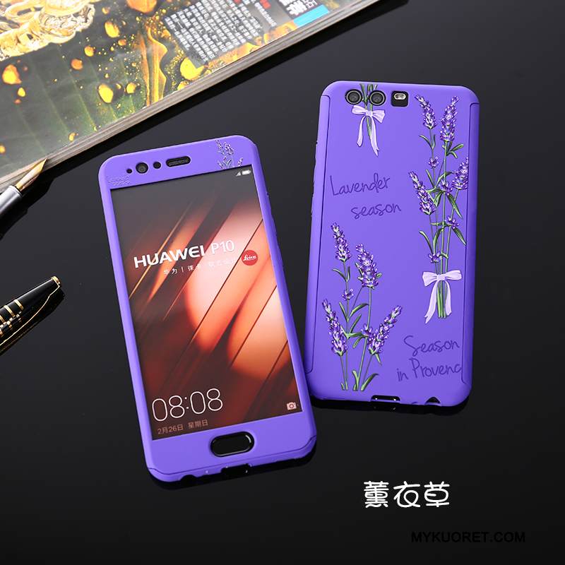 Kuori Huawei P10 Laukut Kova Puhelimen Kuoret, Kotelo Huawei P10 Suojaus Pu Jauhe