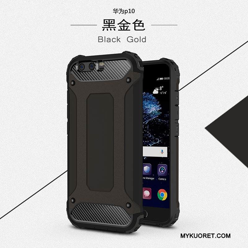 Kuori Huawei P10 Laukut Murtumaton Puhelimen Kuoret, Kotelo Huawei P10 Silikoni Musta Pesty Suede