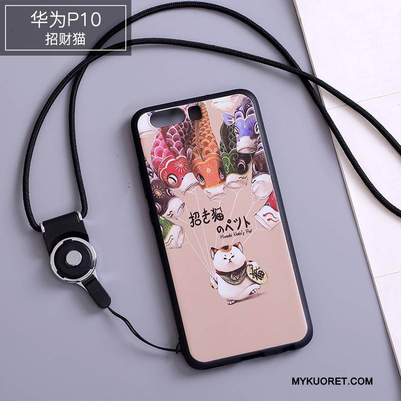 Kuori Huawei P10 Laukut Puhelimen Kuoret Ripustettavat Koristeet, Kotelo Huawei P10 Silikoni Murtumaton