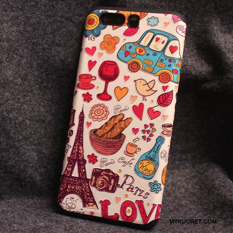 Kuori Huawei P10 Laukut Punainen Murtumaton, Kotelo Huawei P10 Silikoni Puhelimen Kuoret Pesty Suede