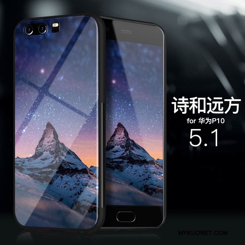 Kuori Huawei P10 Laukut Trendi Murtumaton, Kotelo Huawei P10 Pehmeä Neste Ohut Vihreä