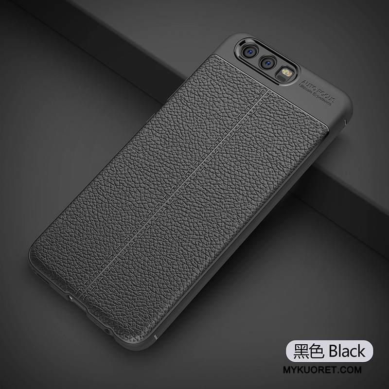 Kuori Huawei P10 Laukut Trendi Musta, Kotelo Huawei P10 Pehmeä Neste Puhelimen Kuoret Murtumaton