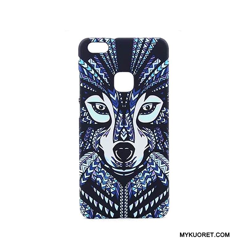 Kuori Huawei P10 Lite Kohokuviointi Keltainen Nuoret, Kotelo Huawei P10 Lite Sarjakuva Kirkas Pesty Suede