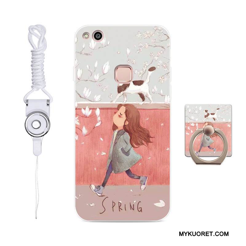 Kuori Huawei P10 Lite Laukut Puhelimen Kuoret Kustannukset, Kotelo Huawei P10 Lite Pehmeä Neste Valkoinen Murtumaton