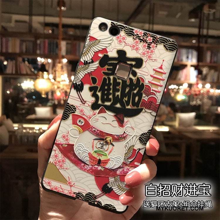 Kuori Huawei P10 Lite Laukut Rikkaus Puhelimen Kuoret, Kotelo Huawei P10 Lite Silikoni Musta