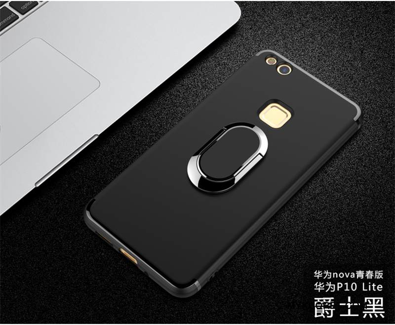 Kuori Huawei P10 Lite Laukut Trendi Magneettinen, Kotelo Huawei P10 Lite Suojaus Punainen Nuoret